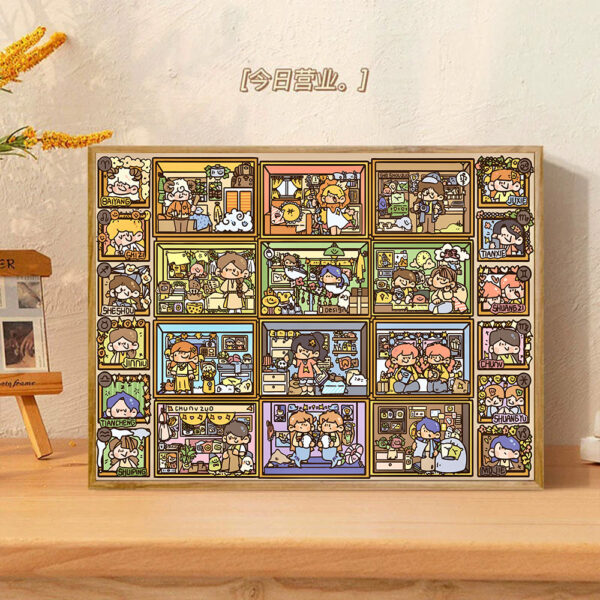 Painting by Numbers -  Healing Department of Slack Illustrator Exclusive Painting