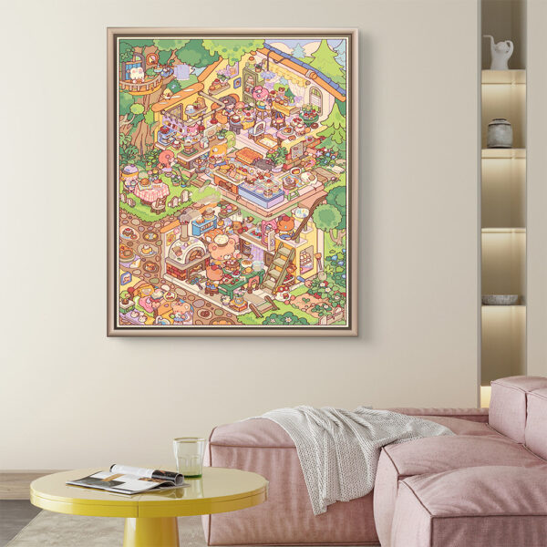 Painting by Numbers -  Healing Department of Slack Illustrator Exclusive Painting