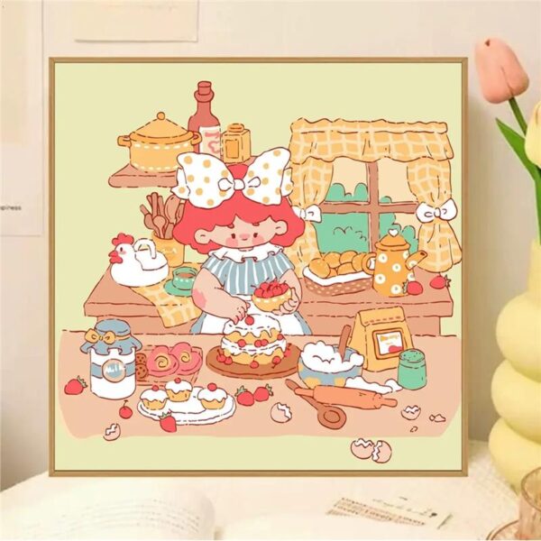 [milk fragrance town] Painting by Numbers