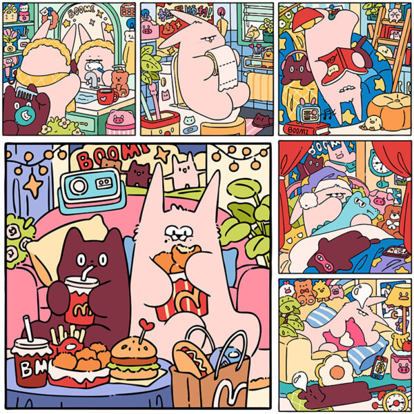 [popcorn baby] Painting by Numbers