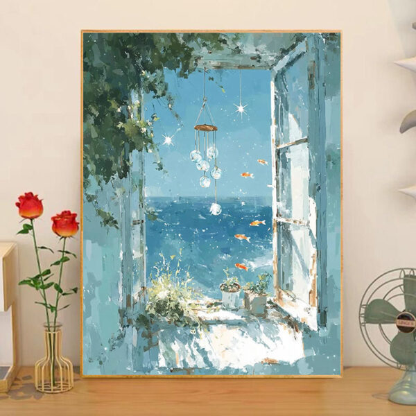 [fish travel window] Painting by Numbers