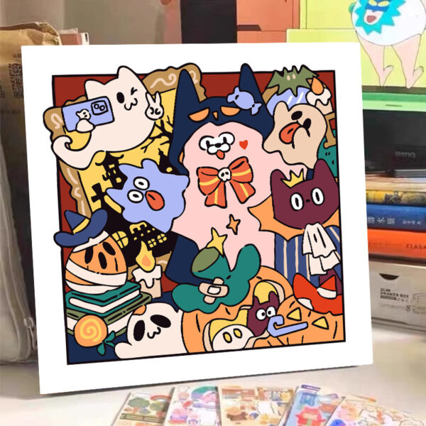 [popcorn baby] Painting by Numbers