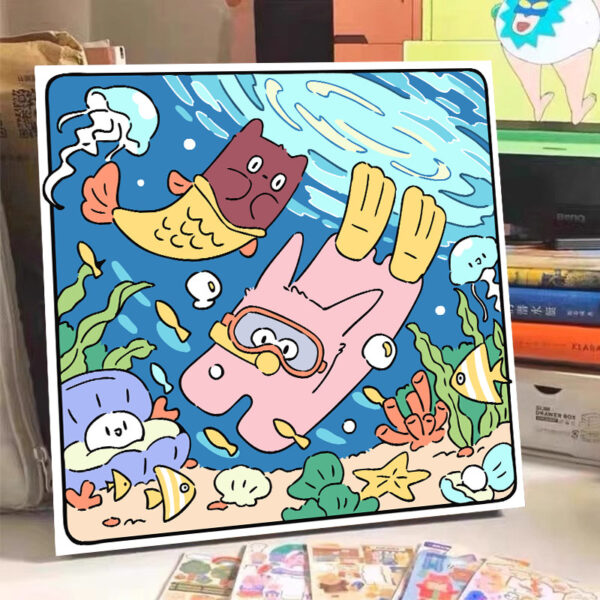 [popcorn baby] Painting by Numbers