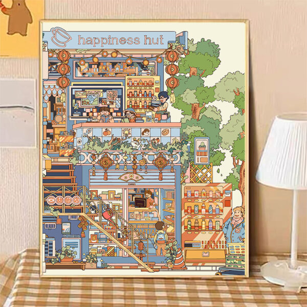 [dunhuang Kweichow Moutai ]Painting by Numbers