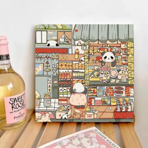 [milk fragrance town] Painting by Numbers