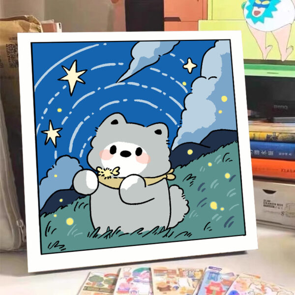 [popcorn baby] Painting by Numbers