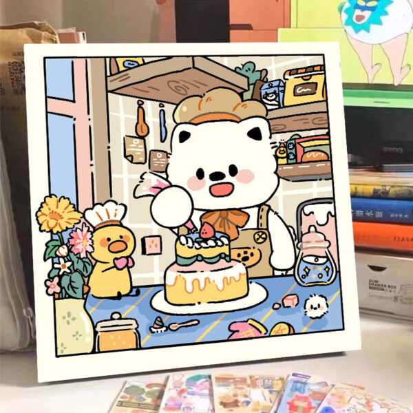 [popcorn baby] Painting by Numbers