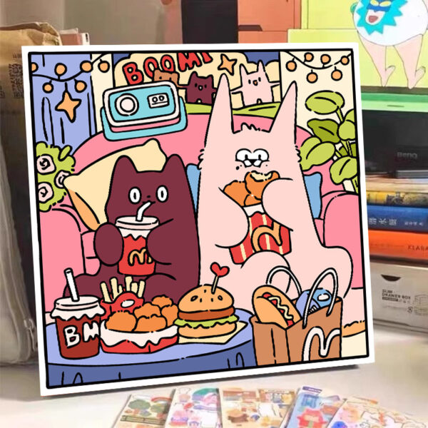 [popcorn baby] Painting by Numbers