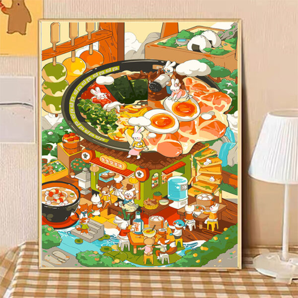 [dunhuang Kweichow Moutai ]Painting by Numbers