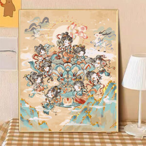 [dunhuang Kweichow Moutai ]Painting by Numbers