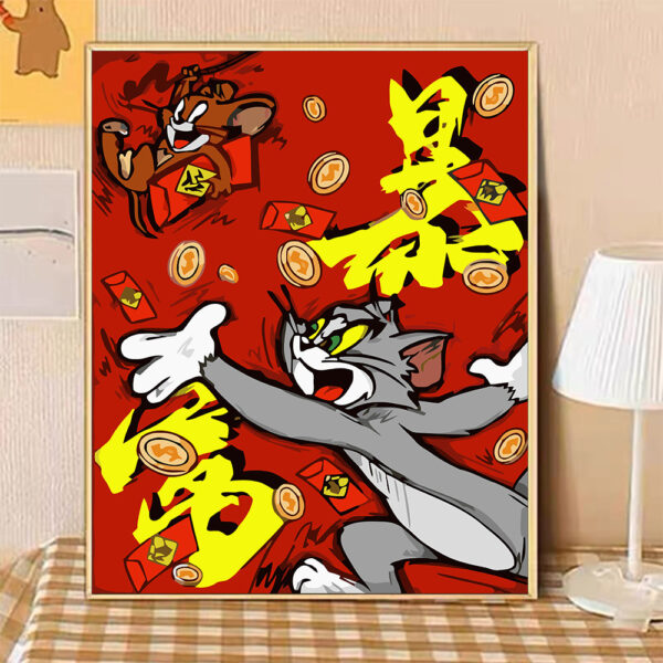 [Cartoon bouquet ] Painting by Numbers