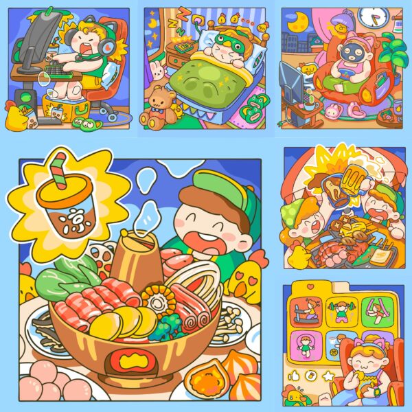 [popcorn baby] Painting by Numbers