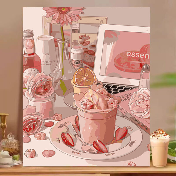 [Food afternoon tea] Painting by Numbers