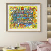 Painting by Numbers -  Healing Department of Slack Illustrator Exclusive Painting