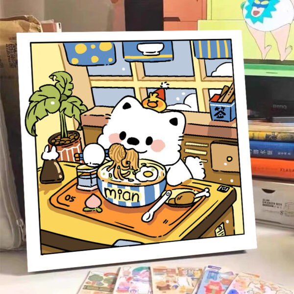 [popcorn baby] Painting by Numbers