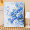 [ ice blue flower words ] Painting by Numbers
