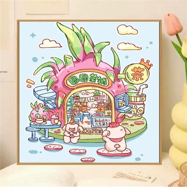 [milk fragrance town] Painting by Numbers