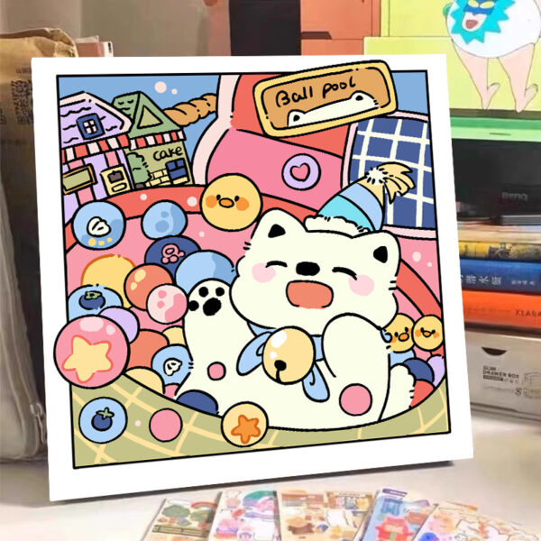 [popcorn baby] Painting by Numbers