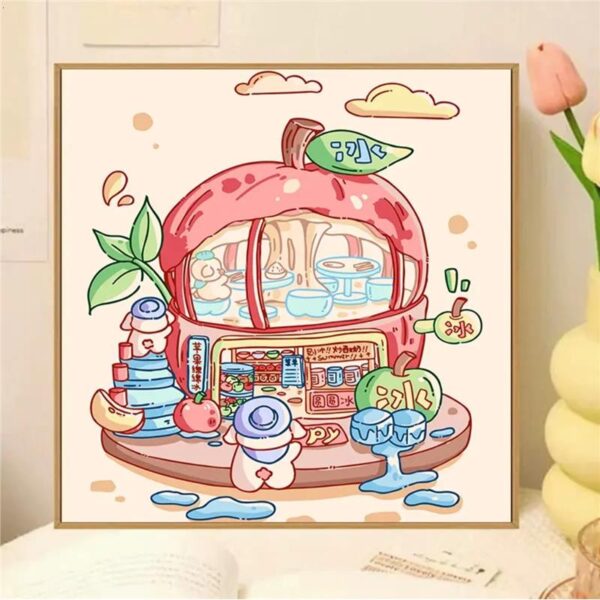 [milk fragrance town] Painting by Numbers