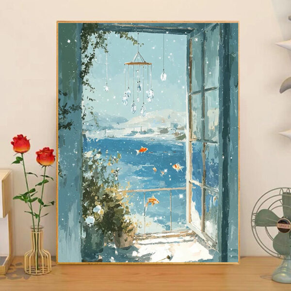 [fish travel window] Painting by Numbers