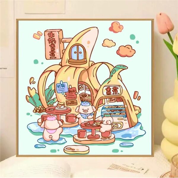 [milk fragrance town] Painting by Numbers