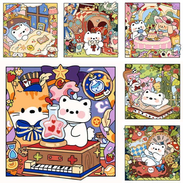 [baby Alice in Wonderland] Painting by Numbers
