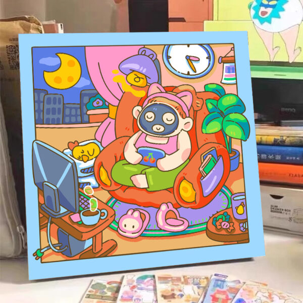 [popcorn baby] Painting by Numbers