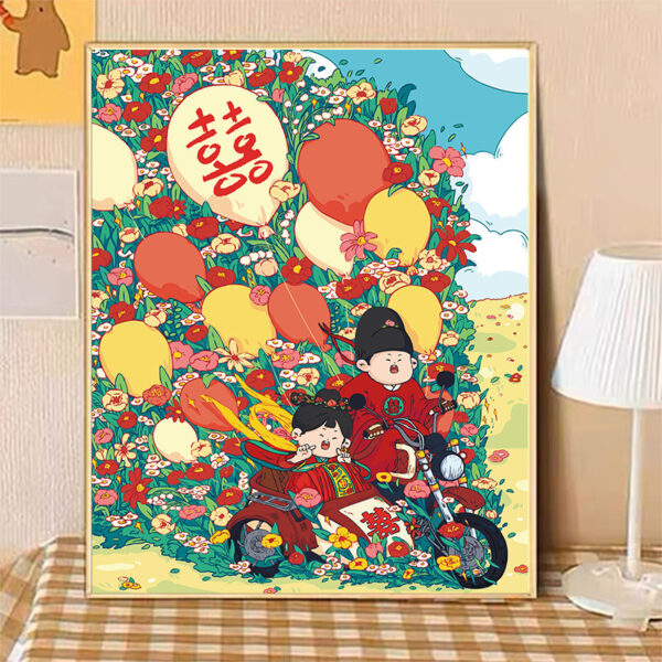 [dunhuang Kweichow Moutai ]Painting by Numbers