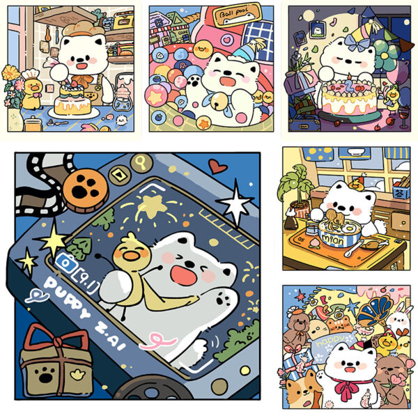 [popcorn baby] Painting by Numbers