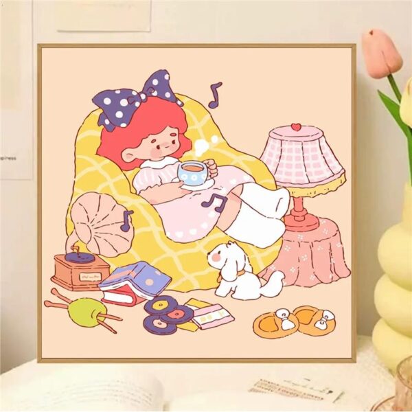 [milk fragrance town] Painting by Numbers