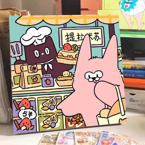 [popcorn baby] Painting by Numbers