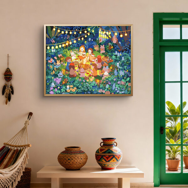 Painting by Numbers -  Healing Department of Slack Illustrator Exclusive Painting