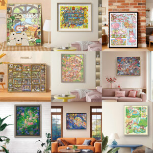 Painting by Numbers -  Healing Department of Slack Illustrator Exclusive Painting