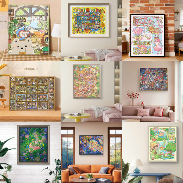 Painting by Numbers -  Healing Department of Slack Illustrator Exclusive Painting