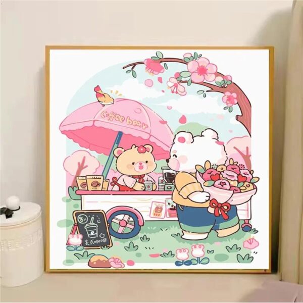 [milk fragrance town] Painting by Numbers