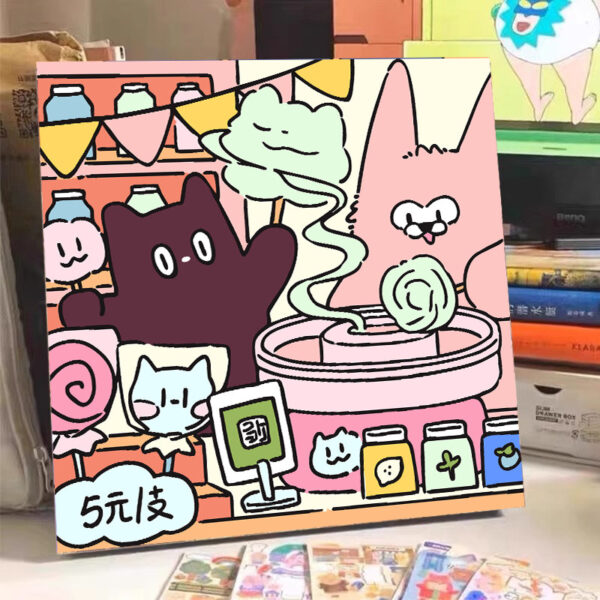 [popcorn baby] Painting by Numbers