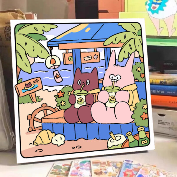 [popcorn baby] Painting by Numbers