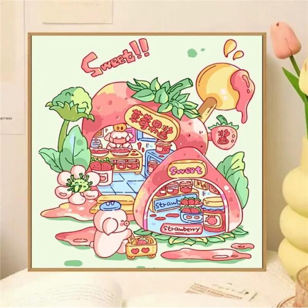 [milk fragrance town] Painting by Numbers
