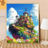 [Hayao Miyazaki Sky City] Painting by Numbers