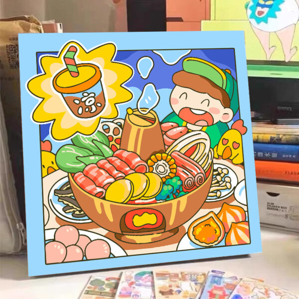 [popcorn baby] Painting by Numbers