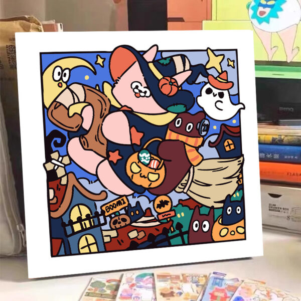 [popcorn baby] Painting by Numbers