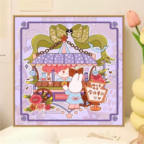 [milk fragrance town] Painting by Numbers