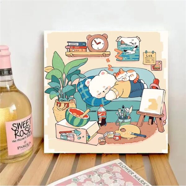 [milk fragrance town] Painting by Numbers