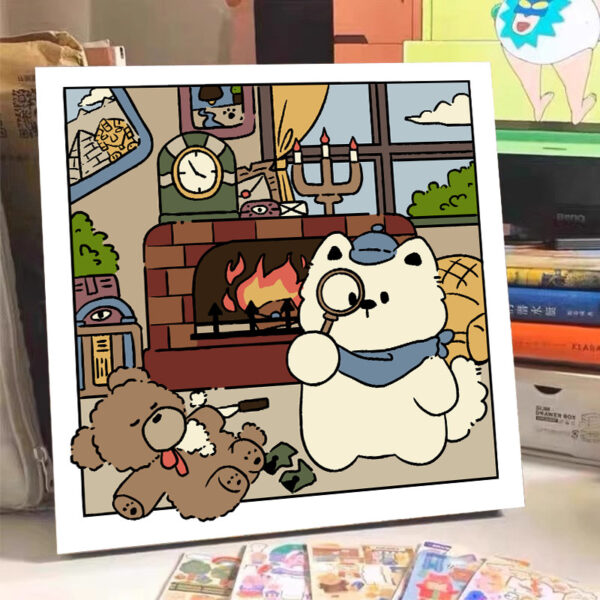 [popcorn baby] Painting by Numbers