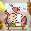[Line puppy] Painting by Numbers