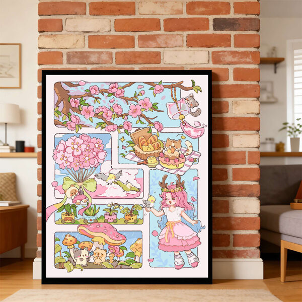 Painting by Numbers -  Healing Department of Slack Illustrator Exclusive Painting