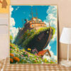 [Hayao Miyazaki Sky City] Painting by Numbers