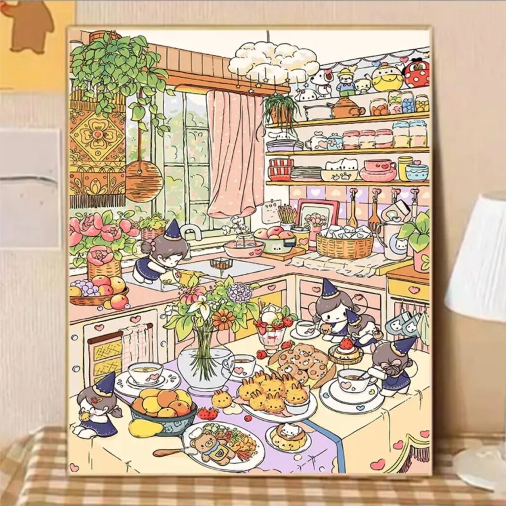 [Dream kitchen] Painting by Numbers