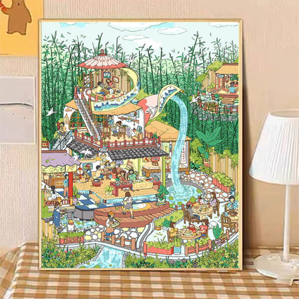 [dunhuang Kweichow Moutai ]Painting by Numbers