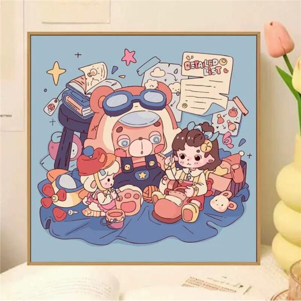 [milk fragrance town] Painting by Numbers